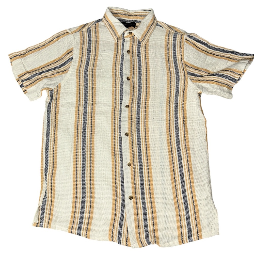Across the Pond Men’s striped button-down | medium